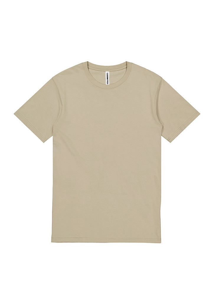 Goodmates Basis Mens Short Sleeve Tee in pink, 100% cotton 185gsm