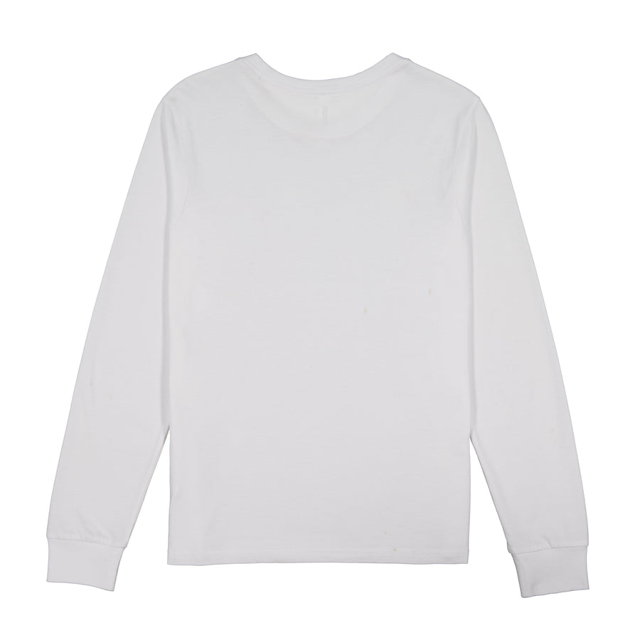 Goodmates Basis Womens Long Sleeve Tee in red, 100% cotton